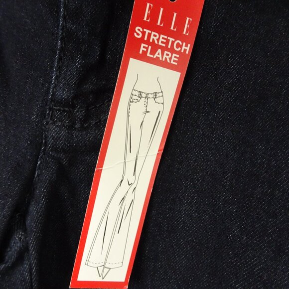 Elle Stretch Flare Mid Rise Modern Fit Jeans Size 2 Regular - Picture 6 of 8